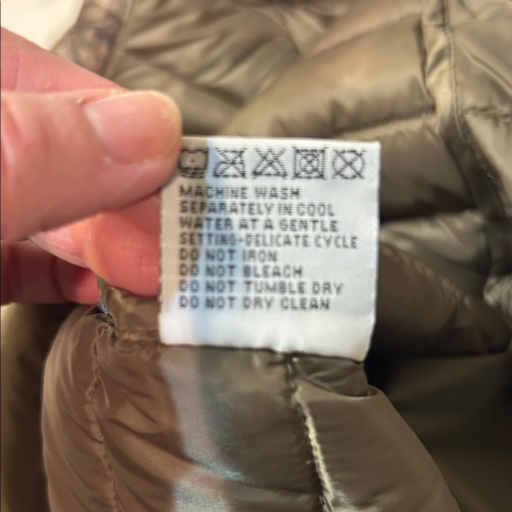 Brown Banded Camouflage Puffer Jacket - Picture 10 of 10